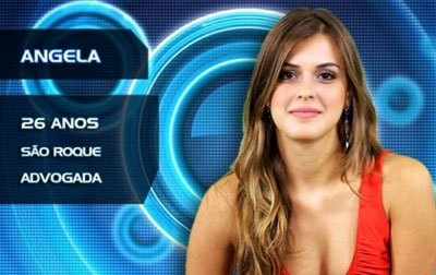 Angela do BBB 2014.