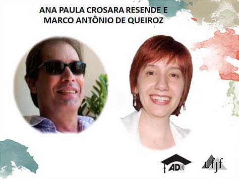 Na foto: Ana Paula Crosara Resende e Marco Antonio de Queiroz. Na foto: Ana Paula Crosara Resende e Marco Antonio de Queiroz.